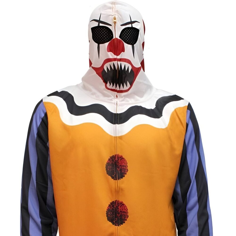 NEW M 38-40 Men's Full Zip Scary Clown (IT?) Character Hoodie